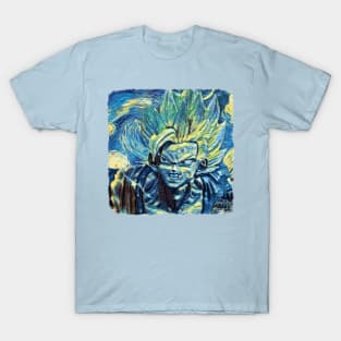 Goku Van Gogh Style T-Shirt